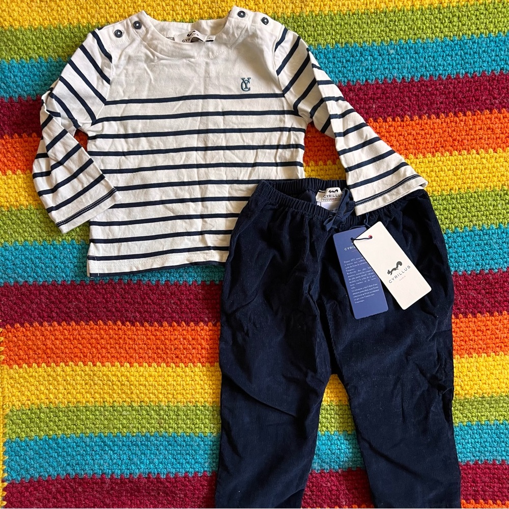 Cyrillus Paris Baby Set of Pants & Shirt